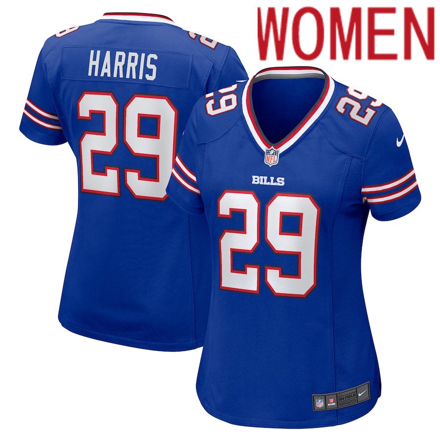 Women Buffalo Bills #29 Tim Harris Nike Royal Game NFL Jersey->buffalo bills->NFL Jersey